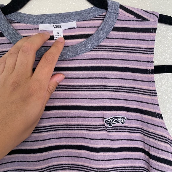 90’s  Vans virtue striped  tank top size S - Picture 3 of 4